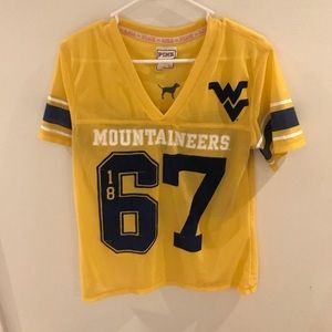 PINK WVU Jersey